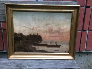 Oliemaleri af ukendt kunstner