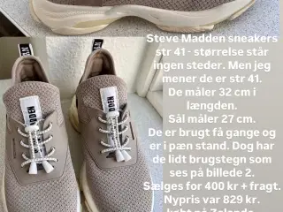 Flere sko str 41. Priser fra 150 kr. 