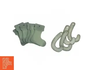 Grå dekorationsfigurer (str. 10 cm. - 8 cm)