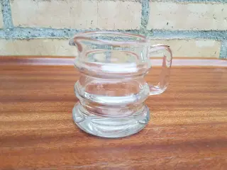 Holmegaard flødekande i klart glas