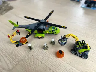 Lego City 60123 Volcano Supply Helicopter 