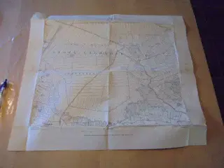 Store Vildmose - gammelt kort fra geodætisk inst.