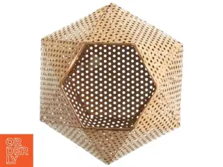 Kobber geometrisk lysestage (str. 19 cm)