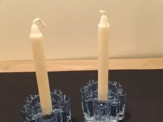 Glas, lysestage, Made in Denmark