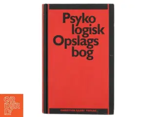 Psykologisk opslagsbog : alfabetisk ordnet af Karsten Schnack (Bog)