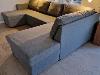 U- sofa med dobbelt chaiselong 