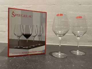 Spiegelau glas; rød-, hvid, grappa-, cogn og champ