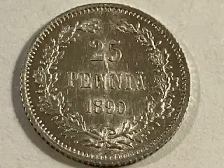 25 Pennia 1890 Finland