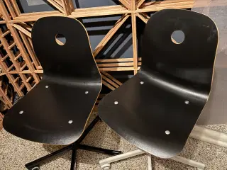 Kontorstole sort egefiner