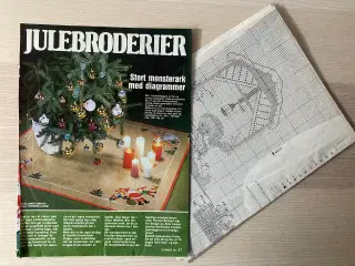 8 julebroderimønstre incl. mønsterark FJ 39/1989