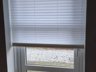 Plisse gardin uden snor