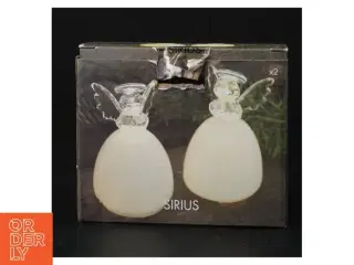 Glaskunst englelys fra Sirius (str. 14 x 11 cm)