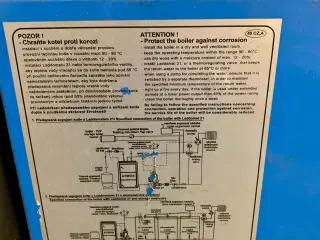 Atmos gasogen kedel, med 18kw stoker