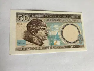 50 Kroner Grønland Specimen 2014
