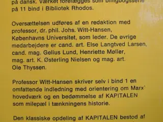 kapitalen 1-3 + register i 11 bind, af karl marx, 