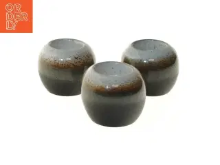 Vintage Keramiske fyrfadslysestager (str. 6,5x9 cm)