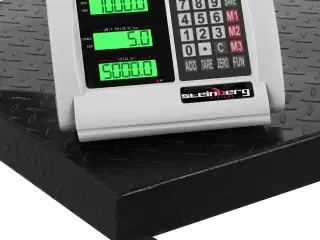 Gulvvægt – 1000 kg / 0,2 kg – trådløst LCD-display