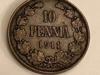 10 Pennia 1911 Finland