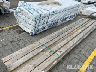 Beklædning terrassebrædder 300 x 14 cm