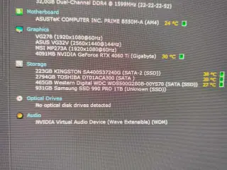 Komplet setup med alt 