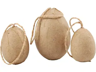 Æg , H: 3+4+5 cm, 6stk./ 1 pk.