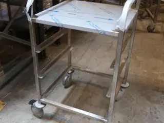 Kurvevogn til 3 opvaskekurve 500x500 mm r/s m/ topplade