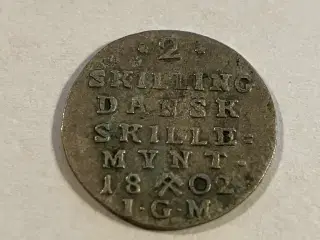 2 Skilling 1802 Norge