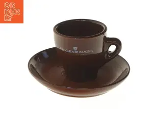 Espressokop og underkop (str. Ø 6,5 & 12,5 cm)