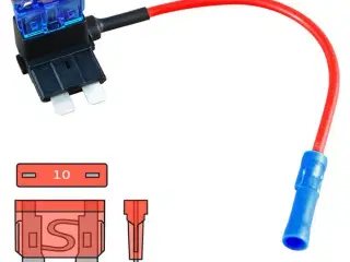 Ampire Tap til ATO-sikring 10A (ACU) - 1 Stk.