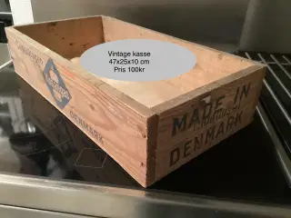 Vintage Kosangas trækasse