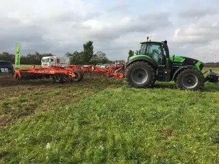 Kuhn Prolander 6000 Hydraulik dybde justering fra kabin