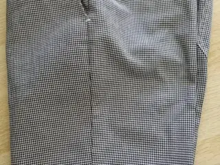 Kentaur kokkebukser i sort/hvid tern  str 40 