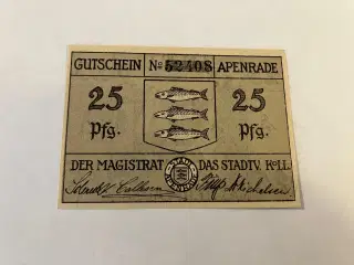 25 Pfennig Aabenraa