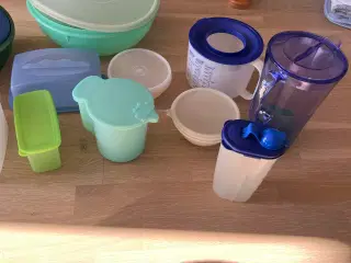 Blandet Tupperware