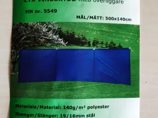 Læsejl 3 fløjet med overliggere