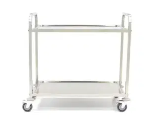 Serveringsvogn – rustfrit stål – 2
