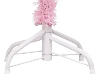 Kunstigt juletræ med fod 180 cm PVC pink