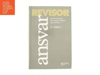 Revisor ansvar af Lars bo Langsted, Paul Krüger Andersen og Lars Kiertzner (Bog)