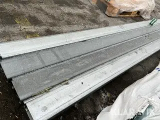 Stålprofiler 500cm 8 styk