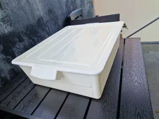 Opbevaringskasser med låg