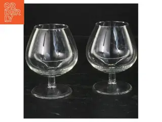 To cognacglas (str. 10x7 cm)