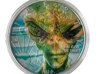 1 Dollar 2020 American Silver Eagle Colorized