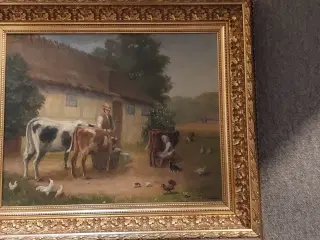 Oliemaleri - landbrugsmotiv