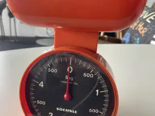 RETRO SOEHNLE orange køkkenvægt