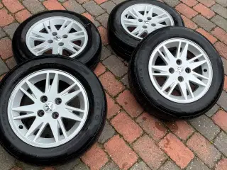 Org. 15" alufælge fra Peugeot 207
