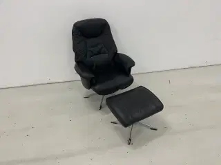 Freja lænestol m/skammel dreje/vippefunktion.