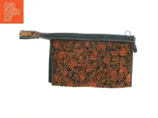 Blomstret clutch taske (str. 30,5x19,5 cm)