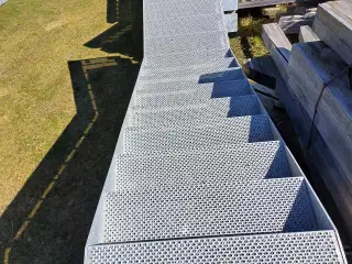 Varmt Galvaniserede trapper