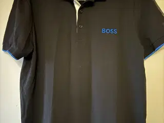 Hugo Boss sort polo, str. L