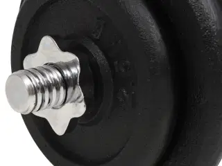 Håndvægtsæt i 18 dele 30 kg støbejern